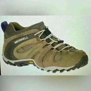 Merrell Cham 8 Stretch Hiking Trail Boots Shoes Women’s Sz 9.5 Bungee Laces